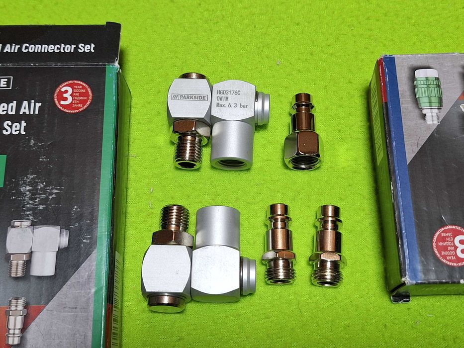 Set accesorii aer comprimat, Distribuitor si regulator de presiune