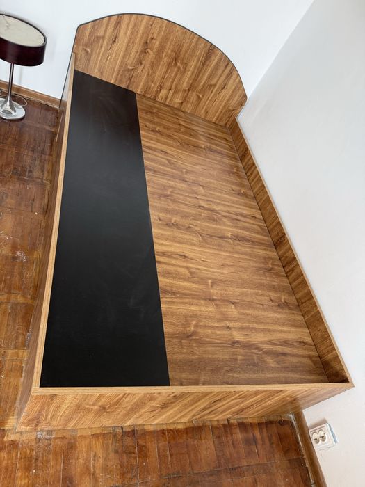 Vand Pat cu lada depozitare 120/200 cmm