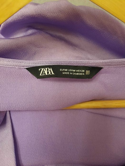 Compleu Zara fusta si bluza mar M