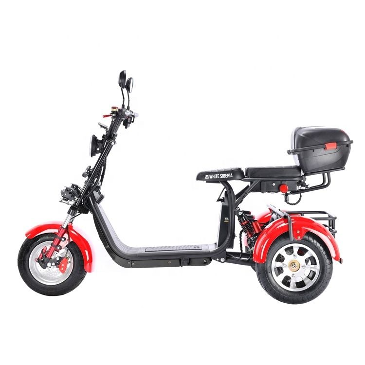 Triciclu electric 2000w cu 3 roți scuter pentru adulți acumultor Litiu