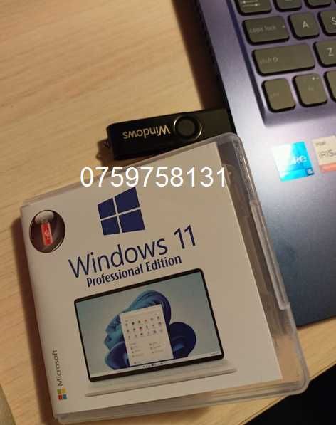 Stick Windows original 11, 10, 7, Office, licenta instalare!