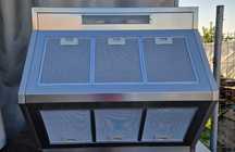 Hota de bucatarie, insula, inox, import Italia, noua, outlet, 90/90,