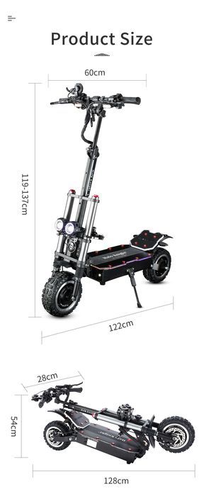 Trotineta Electrica HALO KNIGHT T107PRO 6000w 38Ah Dualtron SIGILATA