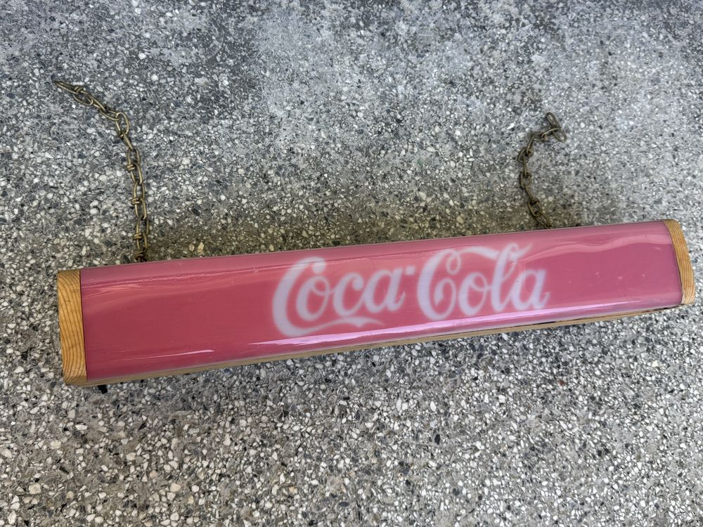 Стара светеща табела , реклама Кока Кола , Coca Cola