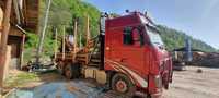 Volvo camion forestier+remorca