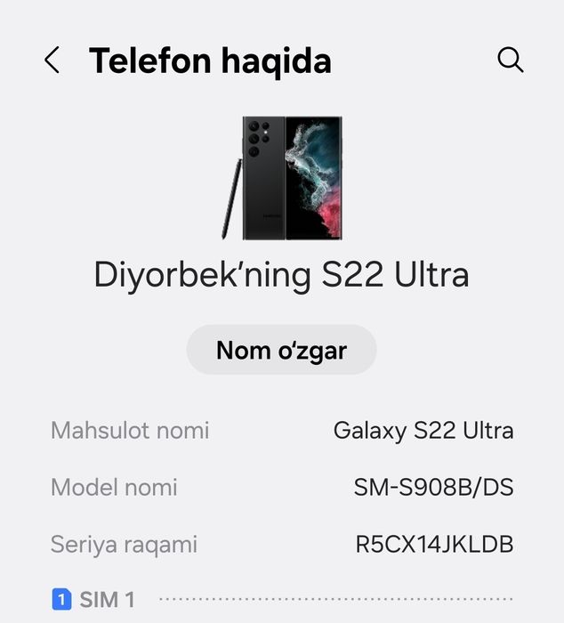 Samsung Galaxy S22 Ultra Vetnam