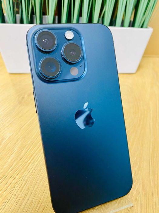 Apple iPhone 15 Pro, 256GB, 5G, Blue Titanium