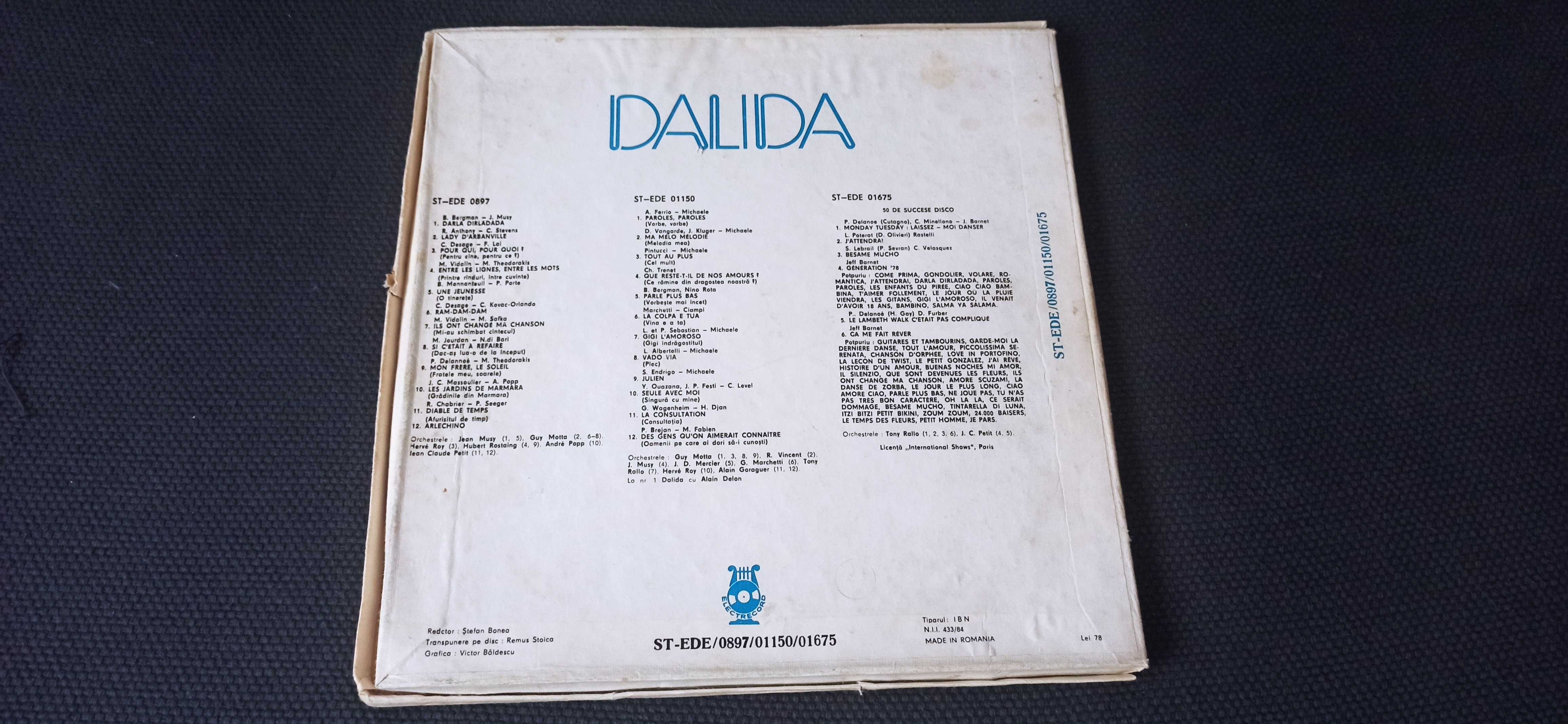 Dalida - SETBOX 3 discuri vinil