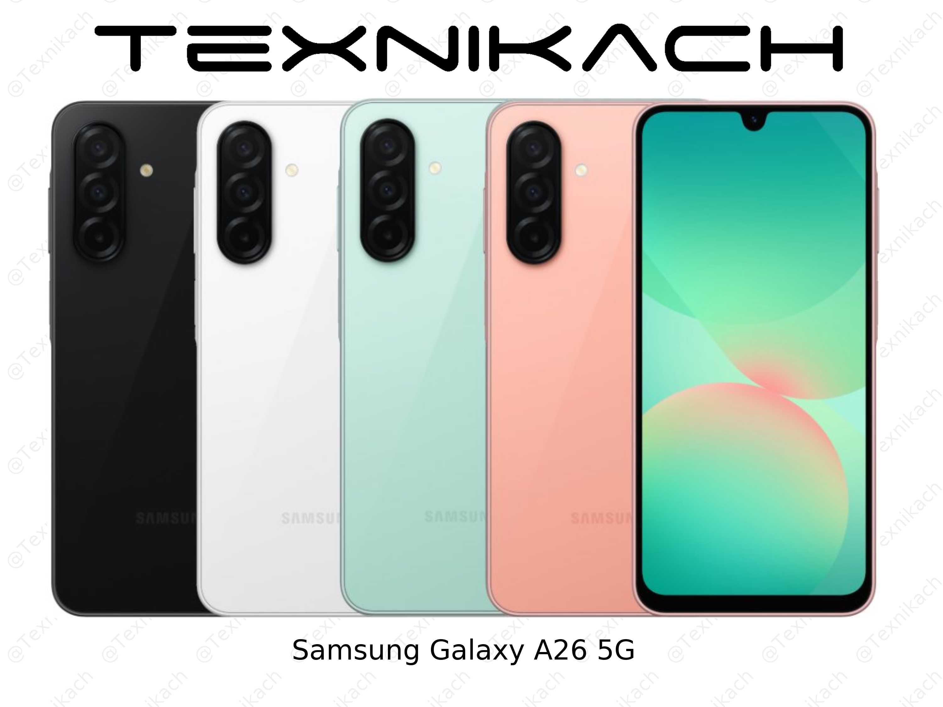 Новый •Samsung Galaxy A26 5G • 6/128 •8/128 • 
6/256 •8/256 • Доставка