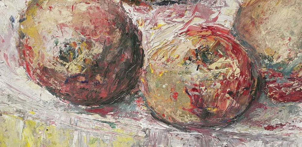 Tablou vechi - fructe   - semnat Schweitzer Cumpana