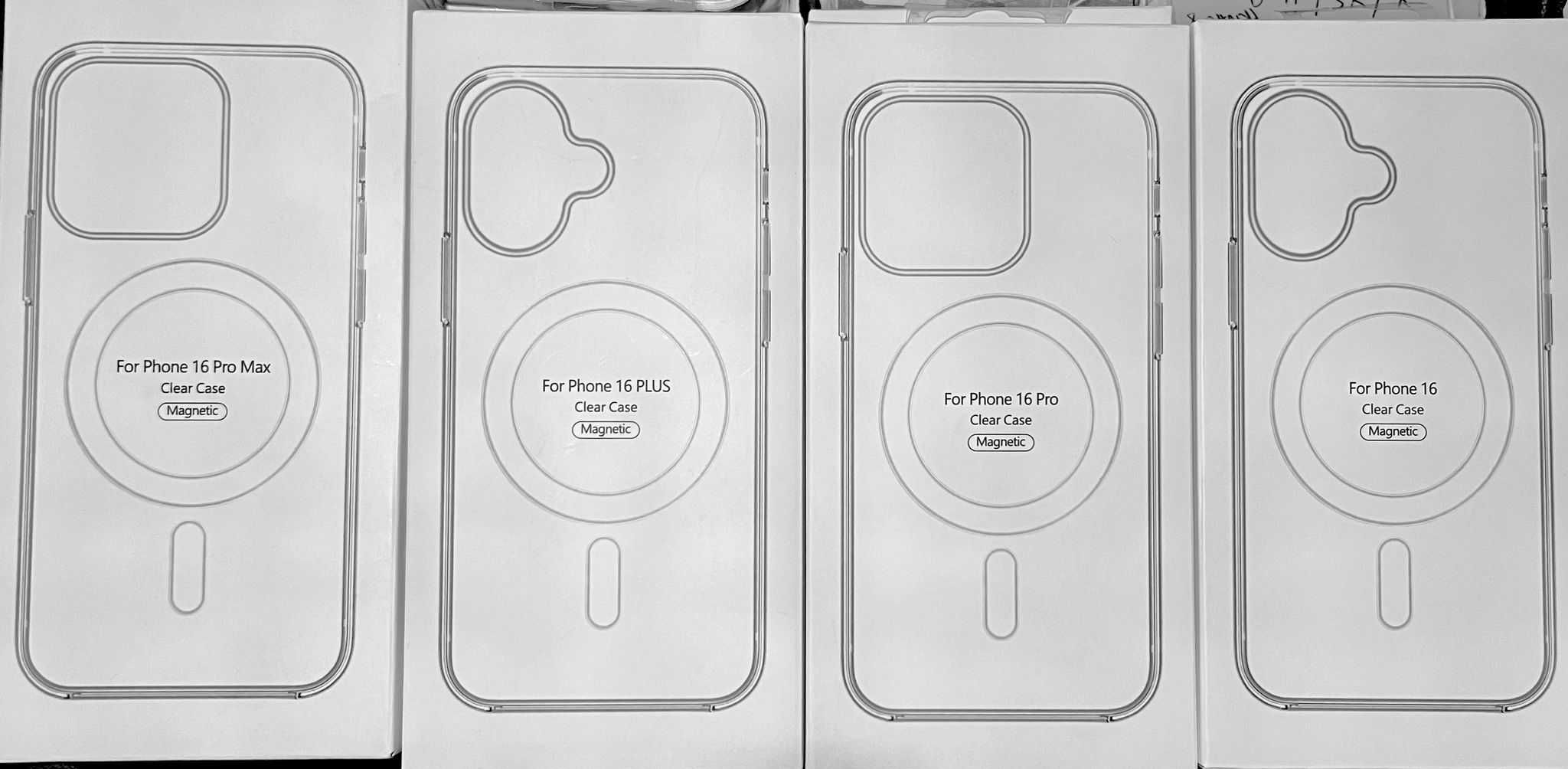 Husa transparenta MagSafe iPhone 12 mini, 12, 13, 14, 15, 16 Pro Max