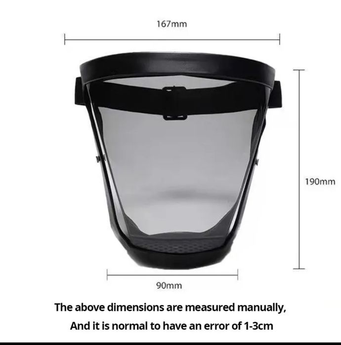 Masca protectie full face cu filtru de praf