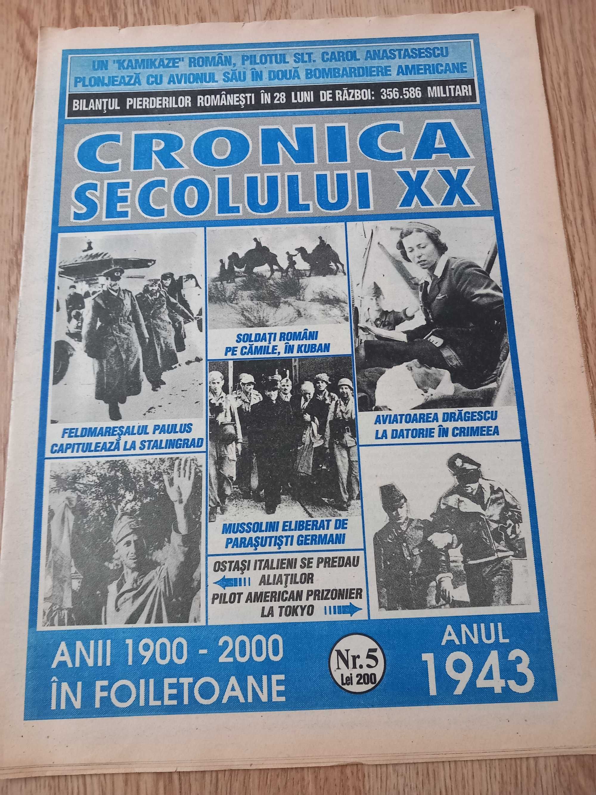 Cronica secolului XX anii 1939-1945