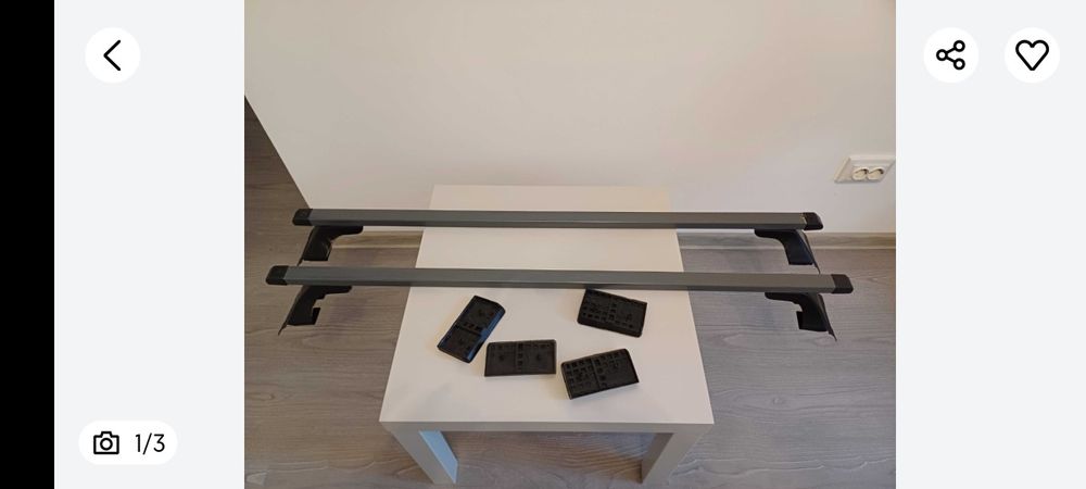 Bare portbagaj Dacia Logan