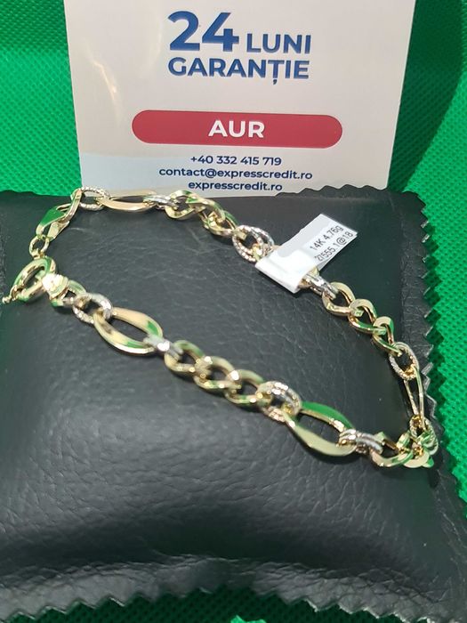 Bratara Aur 14K (Ag18 Tutora b.27555) Garantie 2 ani!