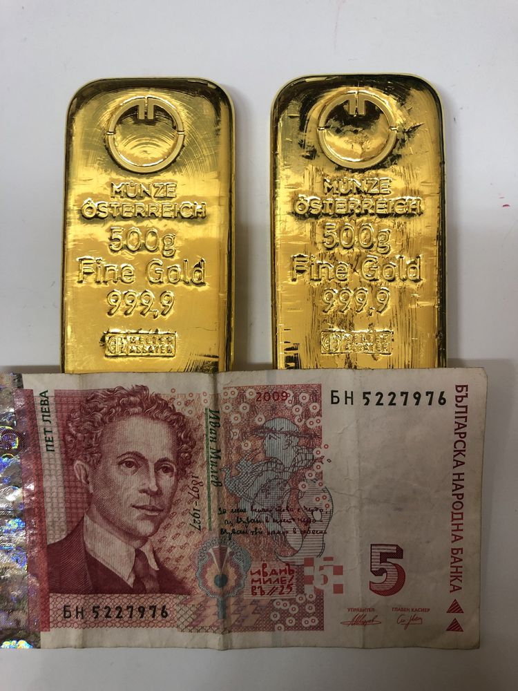 500гр чисто злато Австрия / Швейцария 999,9