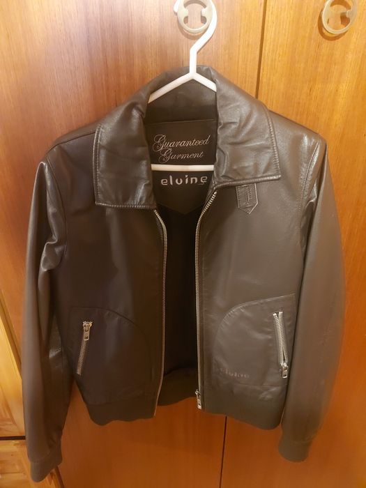 Кожено яке elvine размер S