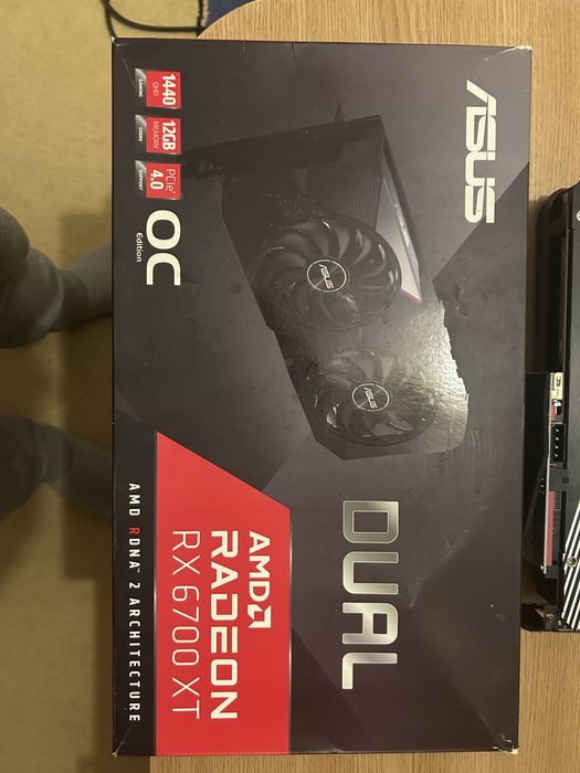 Placa video Asus DUAL Radeon RX 6700 XT 12 GB GDDR6 Graphics Card DUAL