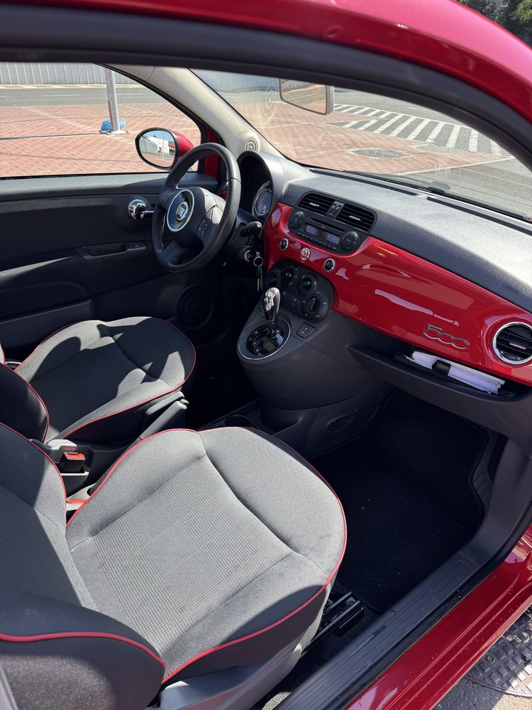 Fiat 500 cutie AUTOMATA 10.2014,128000 km,panorama,Aer Conditionat