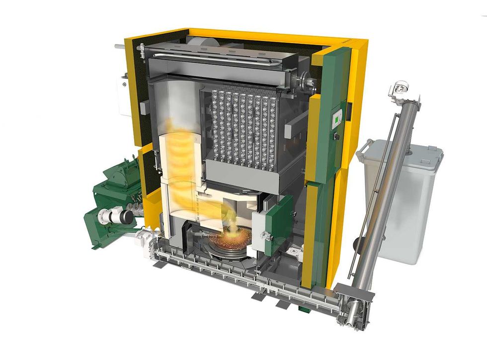 Centrala termica pe tocatura de lemn 150 - 300 kW KWB