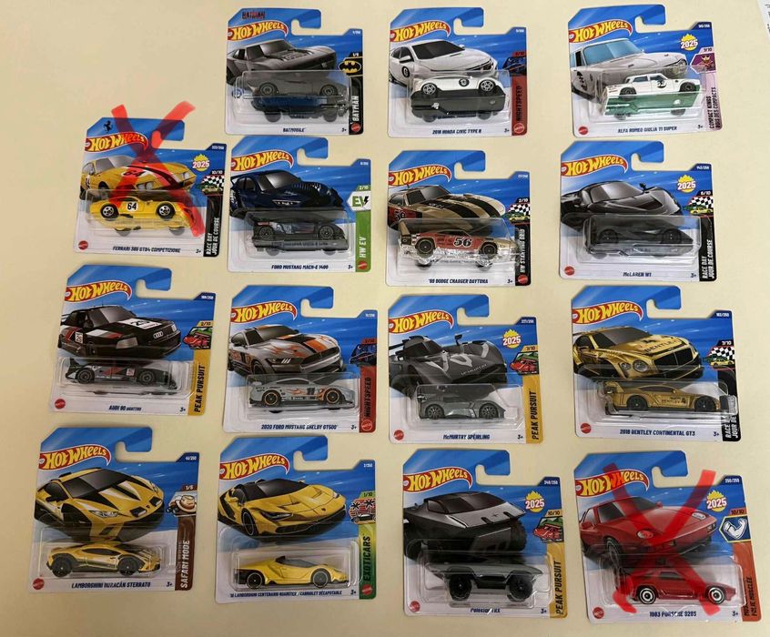 Hot wheels различни модели