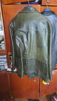 Vand jacheta de piele verde Zapp by Leather Palace