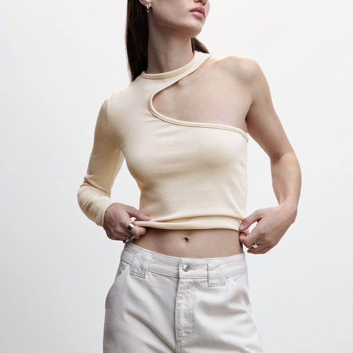 MANGO Плетен топ/ блуза/ пуловер