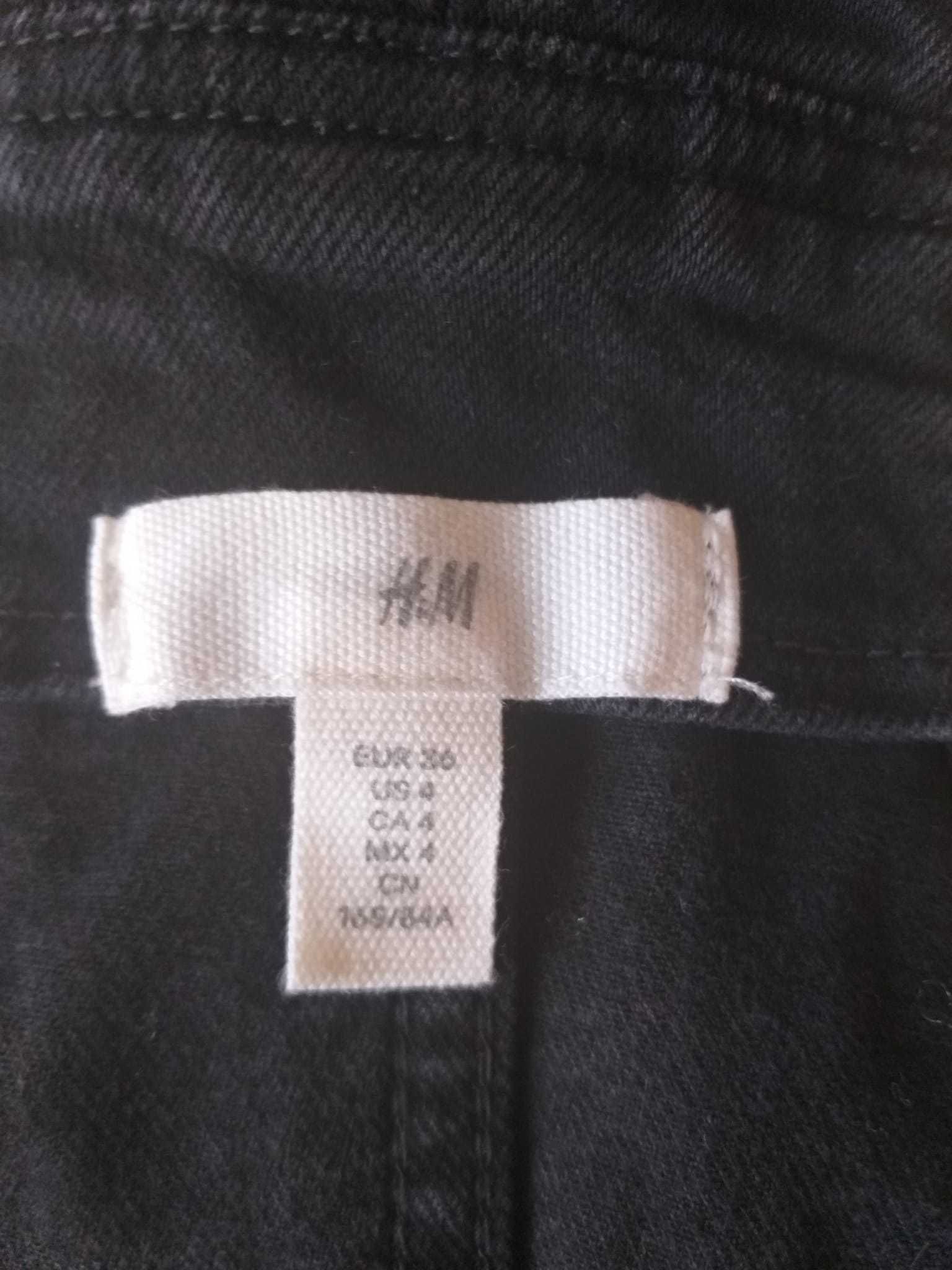 Salopeta denim neagra HM pentru fete, stare f buna