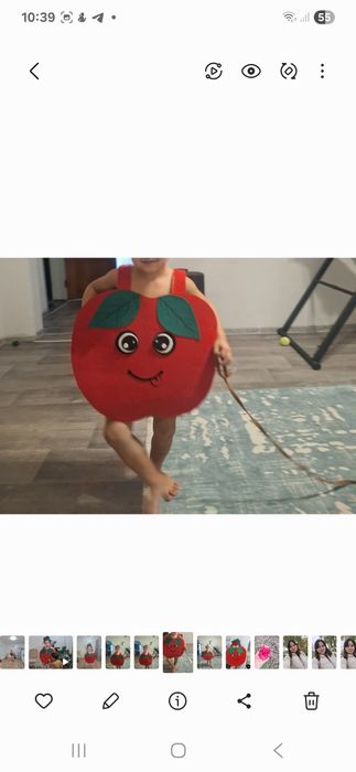 Продам костюм яблока из фетра