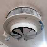 Radiator industrial, ventilator Jucker aer cald