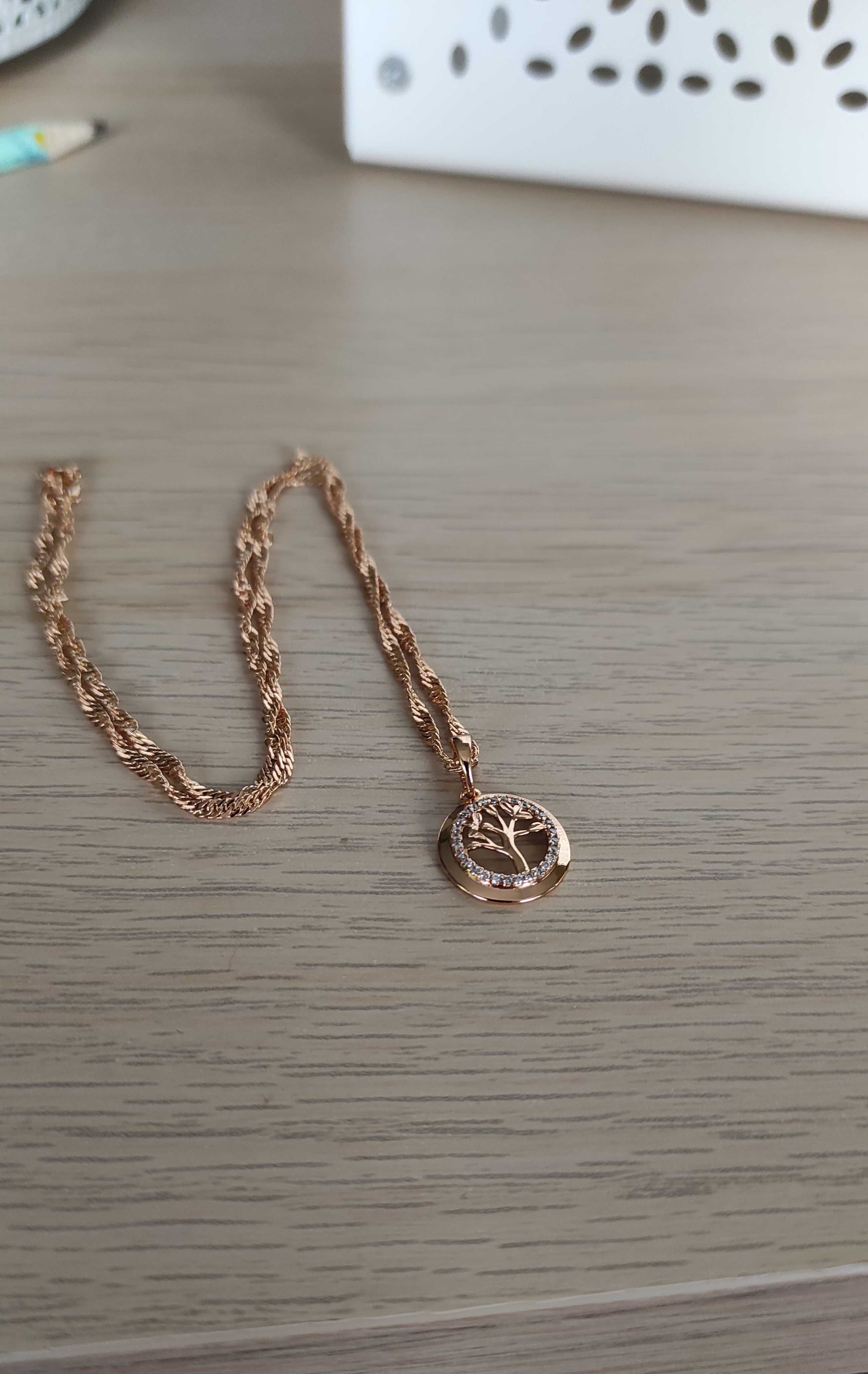 Colier copacul vieții Rose Gold plated 18K