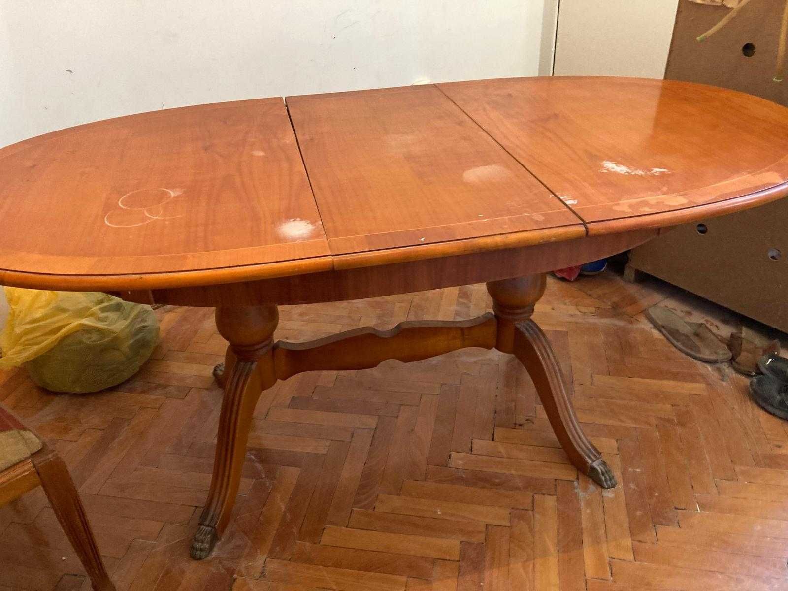 Vand masa din lemn masiv, rabatabila doar in Timisoara