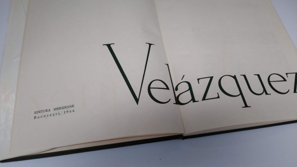 Velazquez - album de pictura - editura Meridiane 1966 - stare buna.