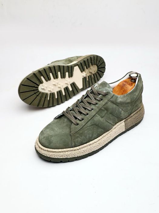 Мъжки обувки от естествена кожа / сникърси класически маратонки