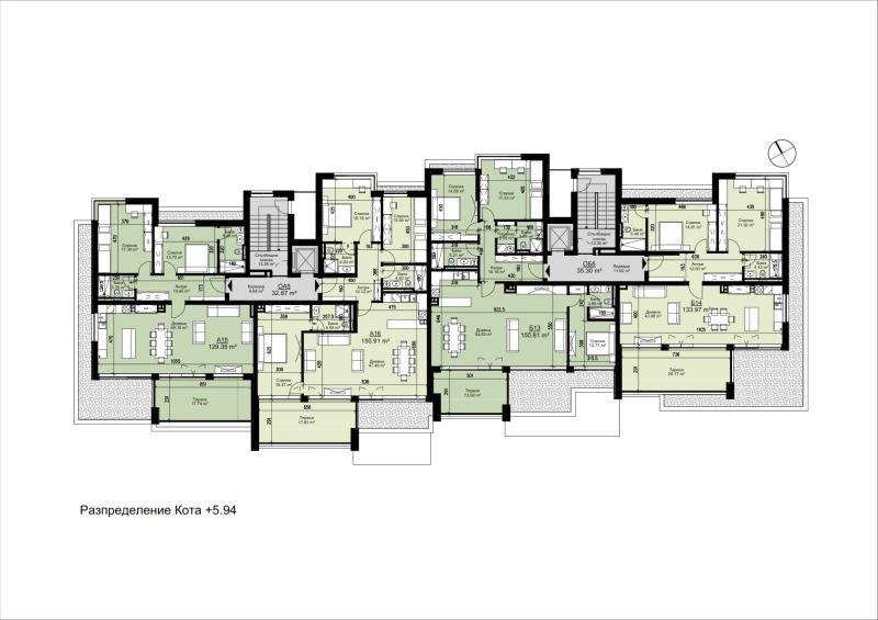 Продава се Четиристаен апартамент в Варна, Бриз - 171 кв.м за 2141 €/кв.м - Снимка #1