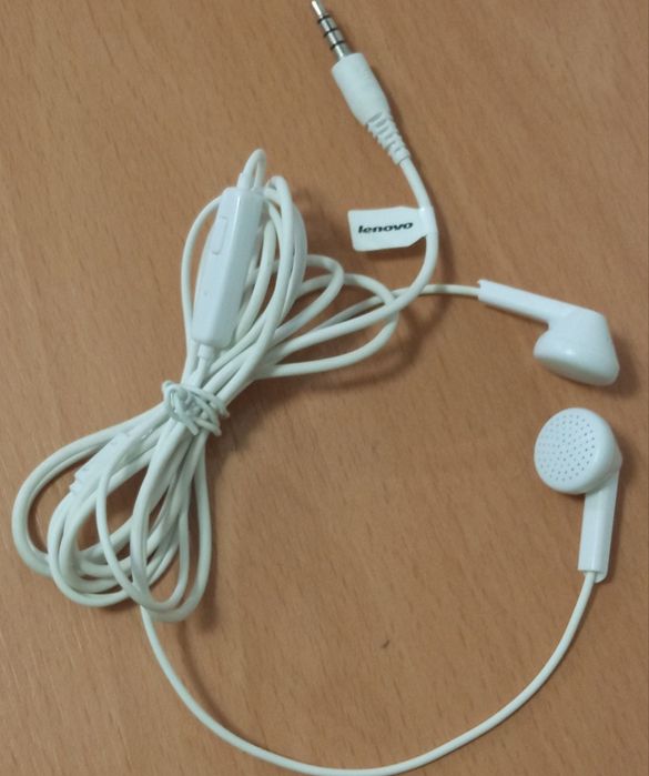 Vând Căști LENOVO,cu fir, hands free și mufa jack