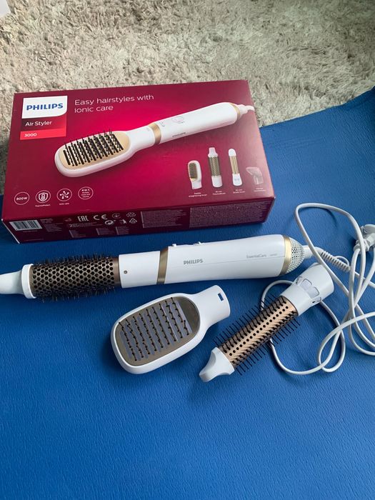 Преса за коса ,маша и четка Philips с различни приставки