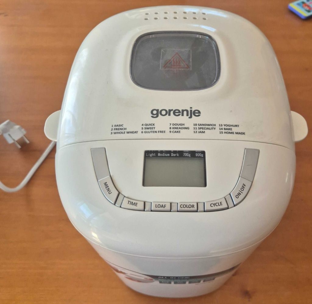 Хлебопекарна Gorenje