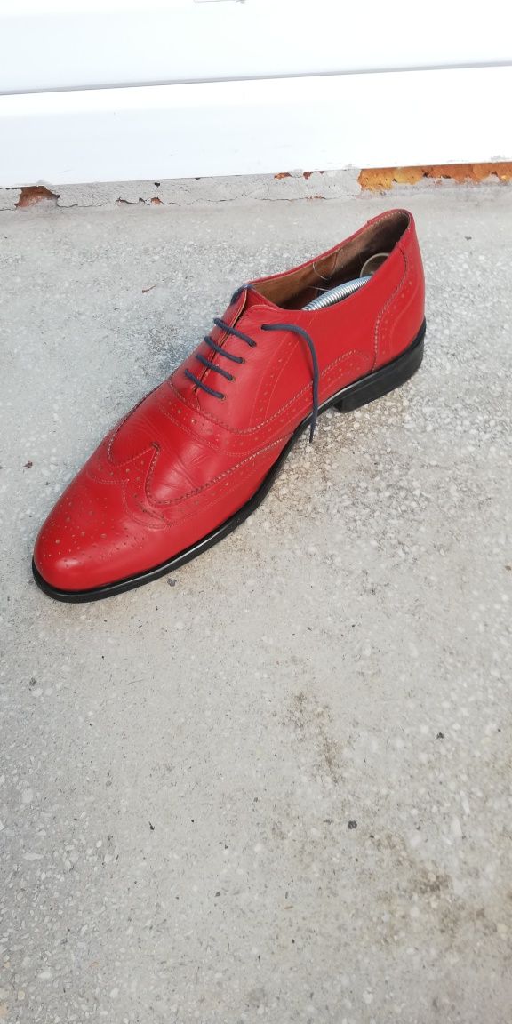 Pantofi Oxford din piele naturala