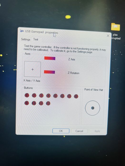 Vand gamepad / joystick cu fir (USB)