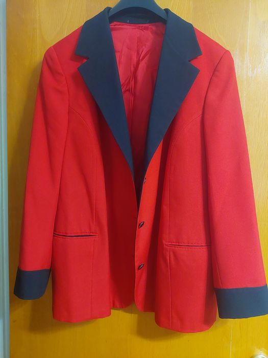 Sacou roșu/negru mărimea 54