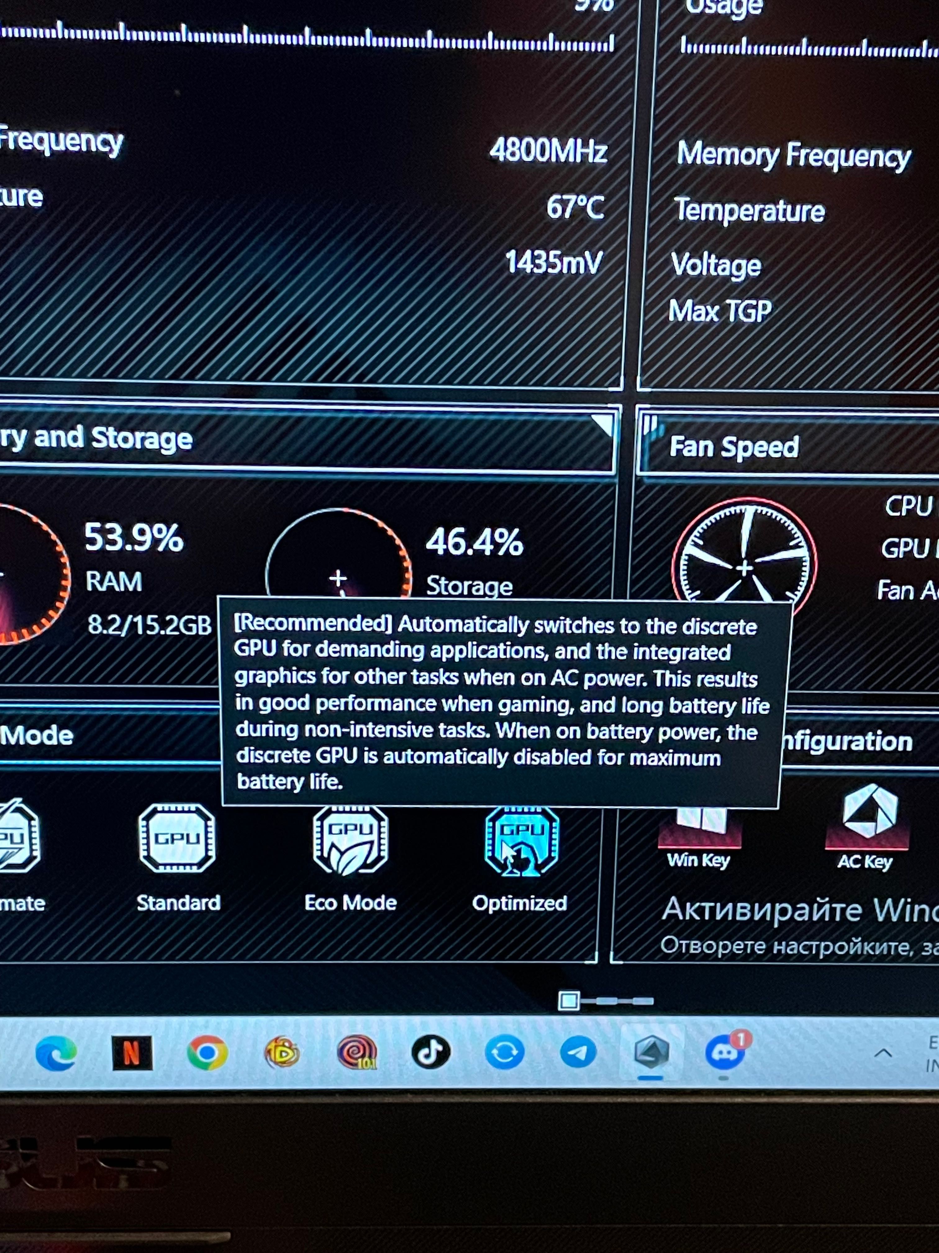 Лаптоп ASUS TUF Gaming
