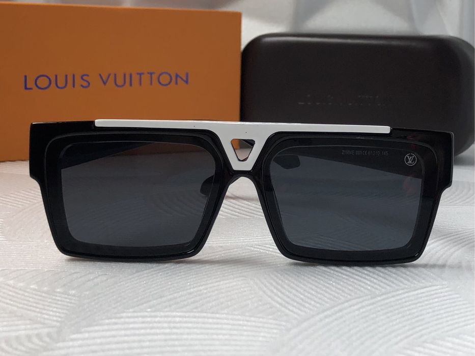 Мъжки слънчеви очила маска 2 цвята черни