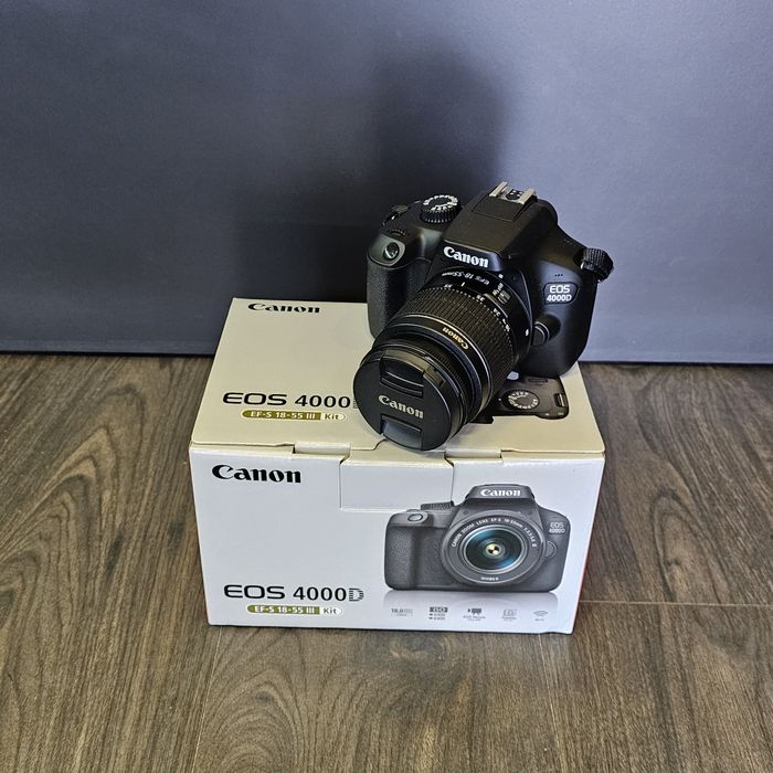 Amanet F28: Aparat foto DSLR Canon EOS 4000D + OB 18-55mm (P)