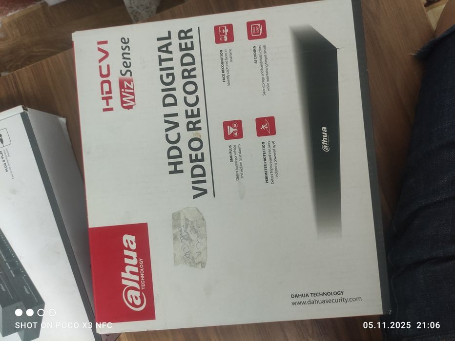 Комплект видеонаблюдения новый