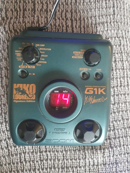 Pedala chitara efecte Zoom G1K Kiko Loureiro Megadeath