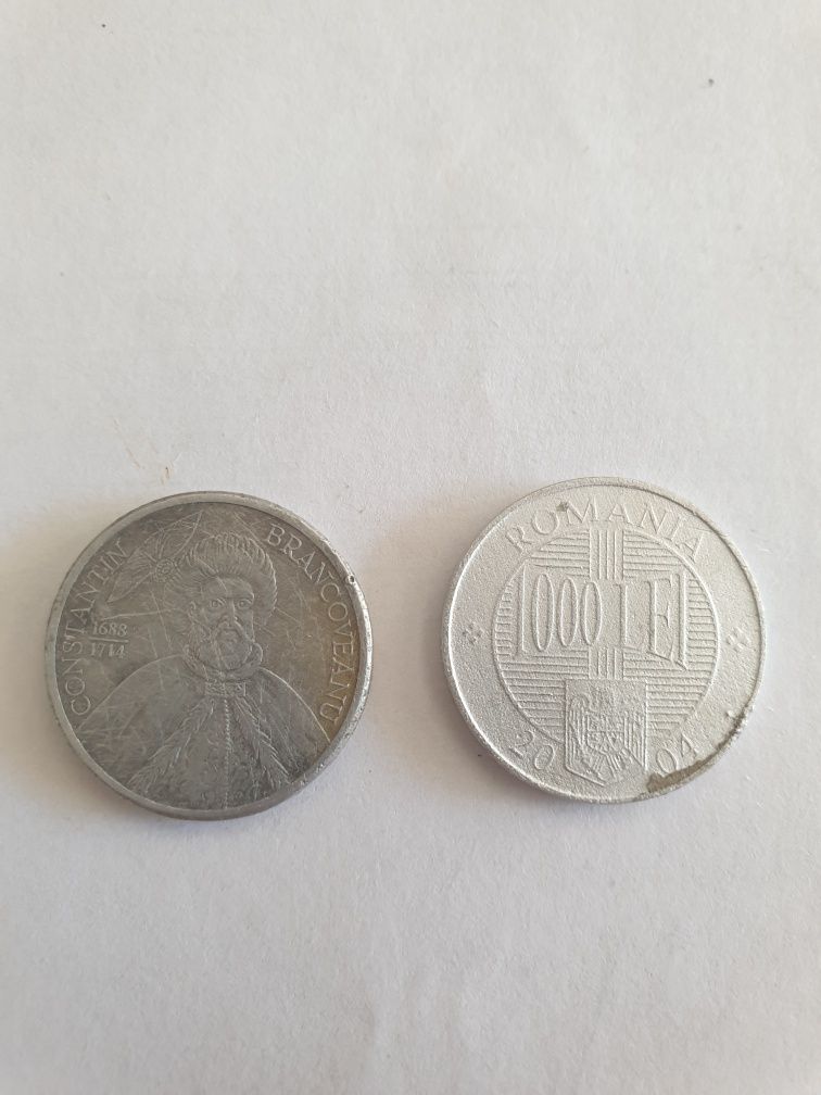 2 monede Constantin Brâncoveanu 1000 lei