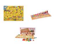 Дървени играчки Азбука Сметало Математика образователна дървена играчк