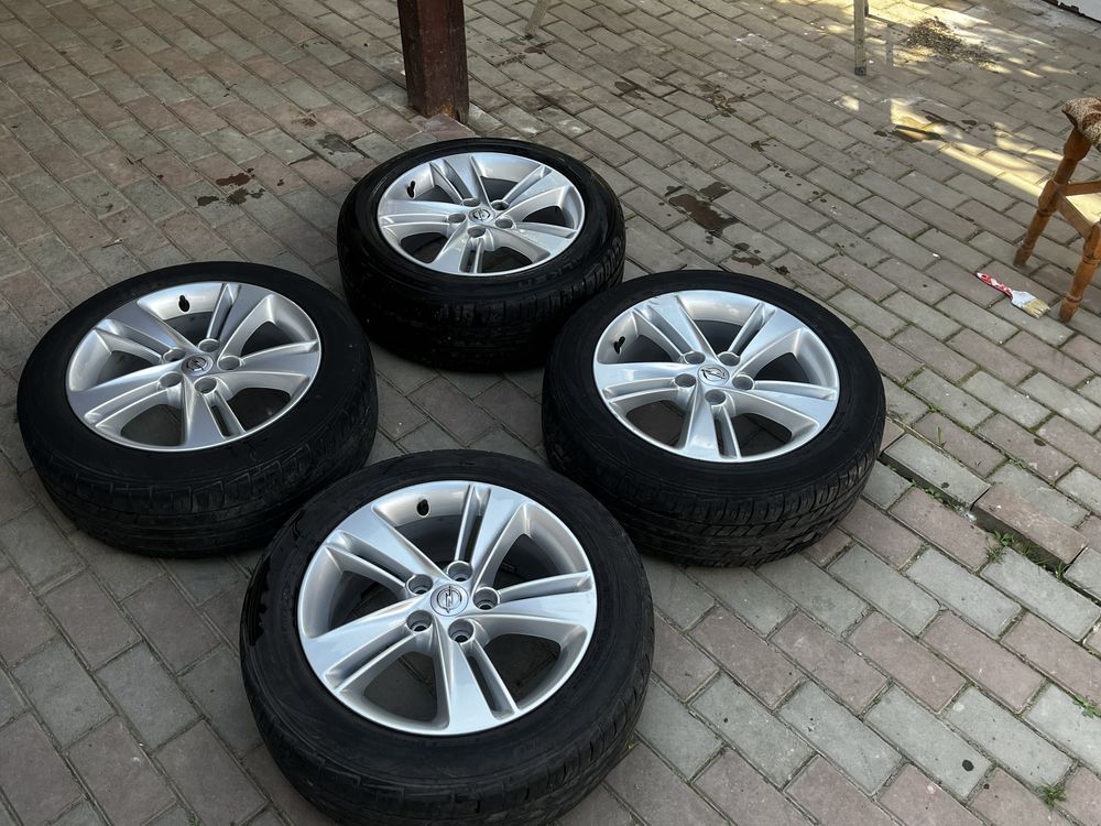 Jante 5X115 , opel astra j , insignia,zamfira etc + anvelope 215 55 17