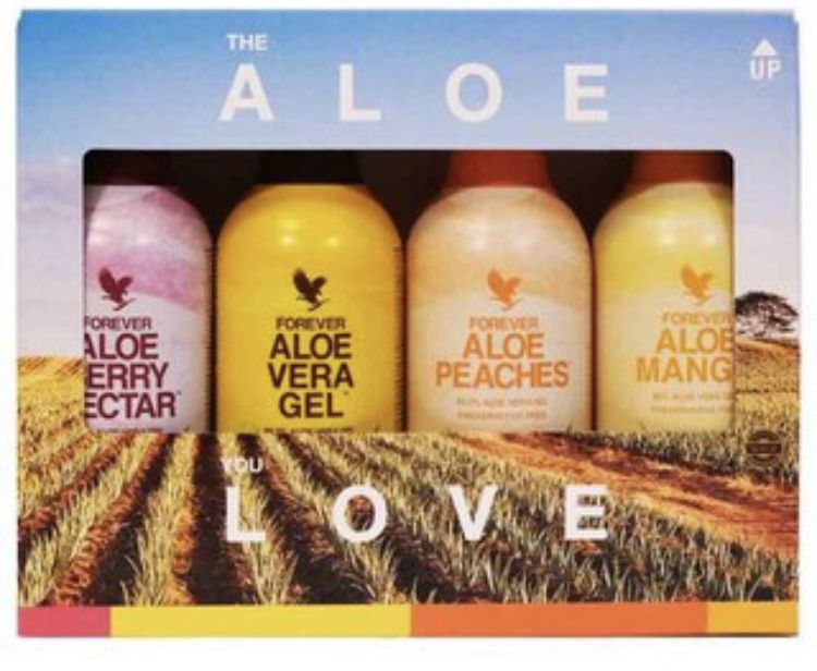 Pachet aloe vera gel , berry, peaches , mango
